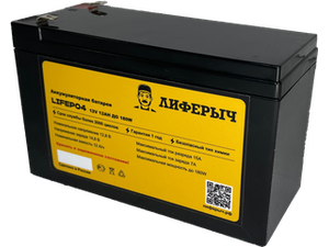 Аккумулятор LiFePo4 12в 12ач