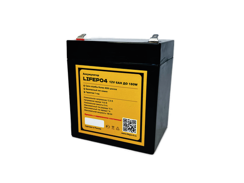 Аккумулятор LiFePo4 12в 6ач
